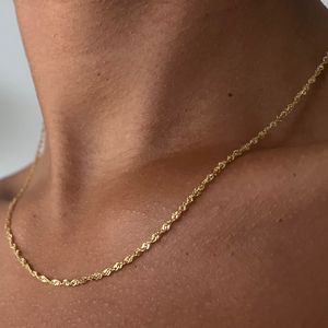 THE RAVEN NECKLACE - Solid 14k gold from Bound Studios