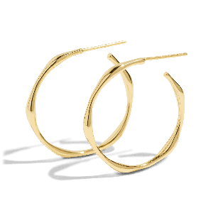 THE COCO HOOP - Solid 14k gold from Bound Studios