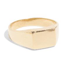 THE SPENCER RING - 18k gold vermeil via Bound Studios