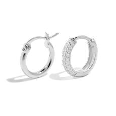 THE TREASURE HOOP SET - sterling silver via Bound Studios