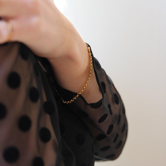 THE RILEY ROLO BRACELET - 18k gold plated from Bound Studios