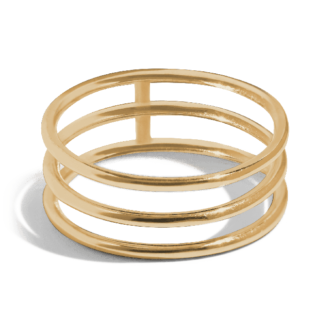 THE JADA RING - 18k gold plated from Bound Studios