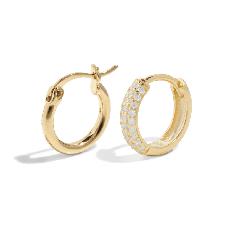 THE TREASURE HOOP SET - 18k gold vermeil via Bound Studios