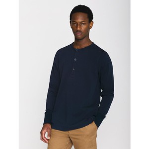 BO longsleeve henley - total eclipse from Brand Mission