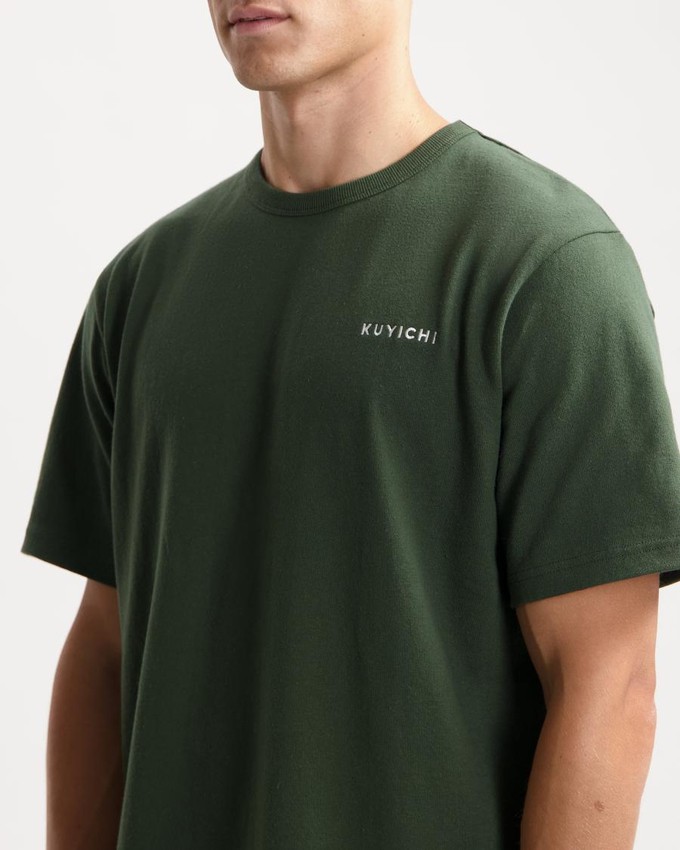 Liam signature t-shirt - Moss Green from Brand Mission