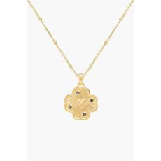 Medallion necklace gold plated via Brand Mission
