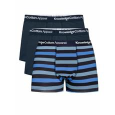 Boxershorts 3-pack - blue stripes via Brand Mission