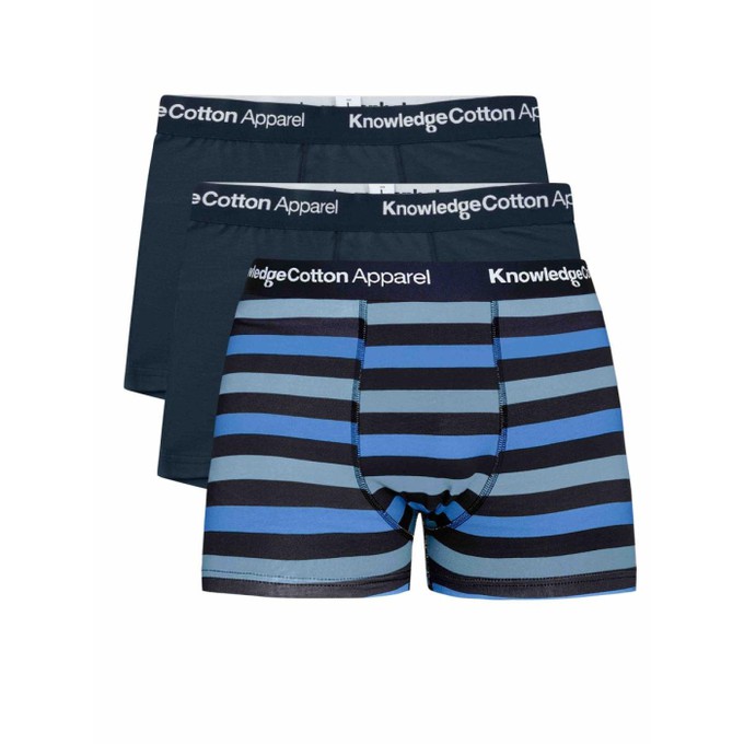 Boxershorts 3-pack - blue stripes from Brand Mission