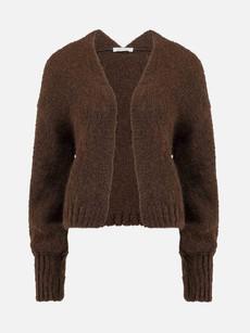 Louiza cardigan -coffee brown via Brand Mission