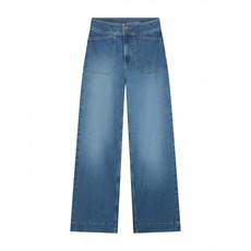Farrah worker jeans - Ocala blue via Brand Mission