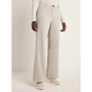 Marlene rib pantalon - light grey from Brand Mission