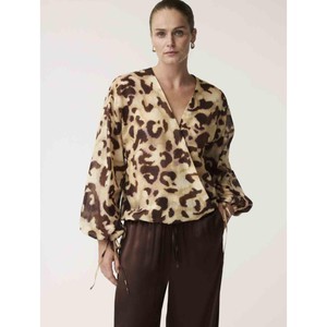 Basil blouse - leopard from Brand Mission