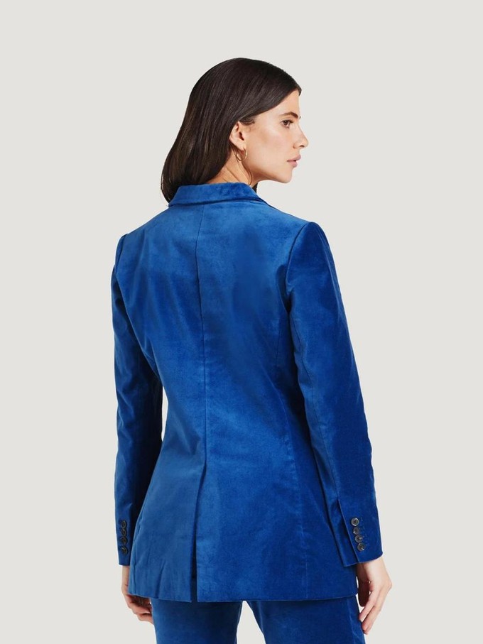 Alleegra Velvet blazer - sapphire blue from Brand Mission