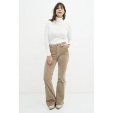 Lisette flare corduroy - sand via Brand Mission