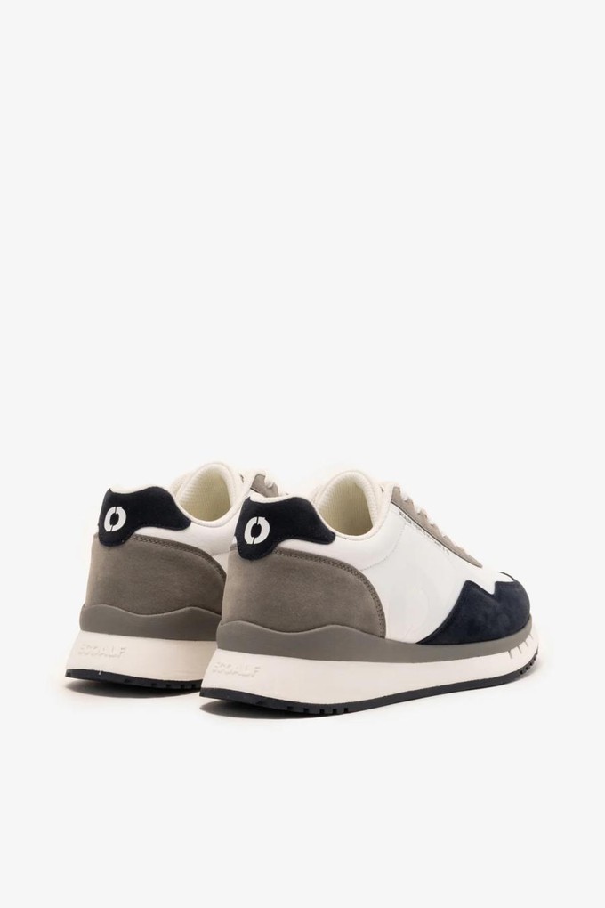 Sicilia leather sneaker - white/zwart from Brand Mission