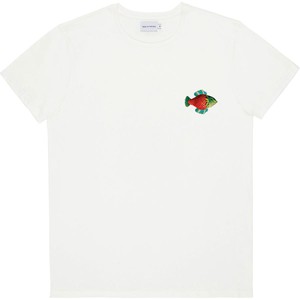 Strawberry fish t-shirt - off white from Brand Mission