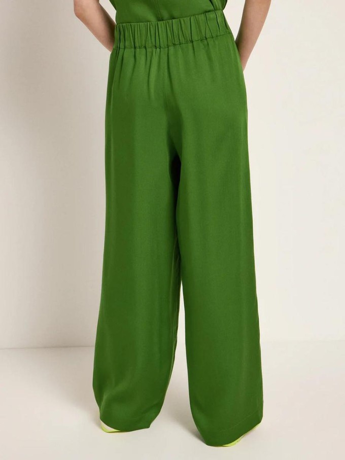 Pantalon tencel - groen from Brand Mission