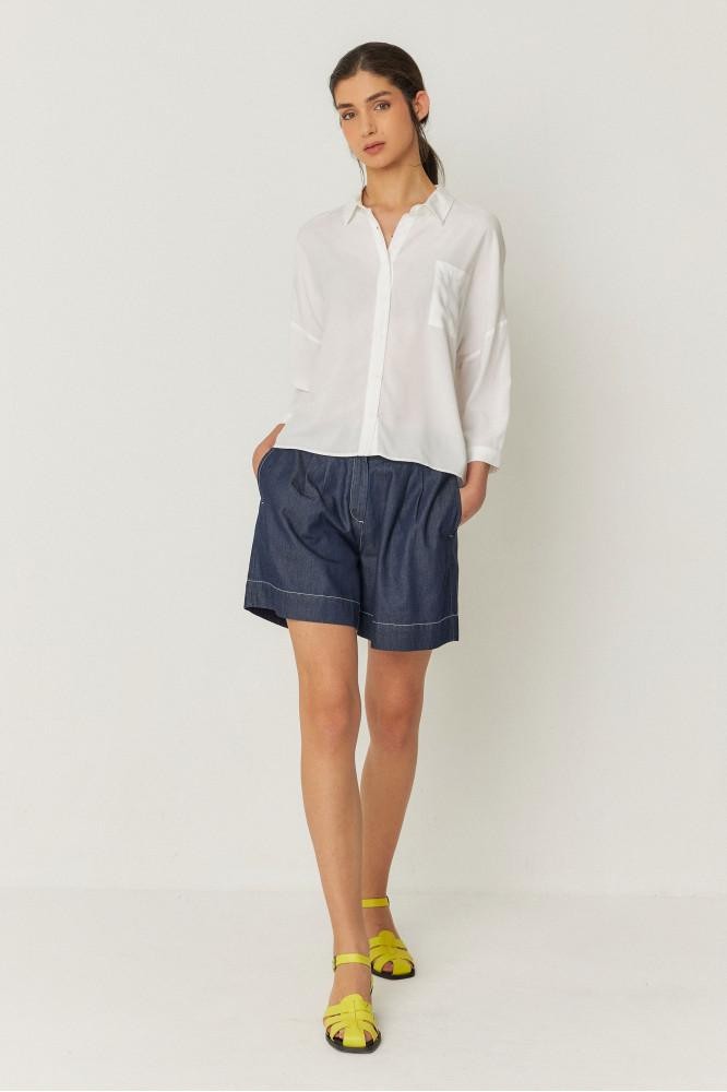 Mattina shirt - white from Brand Mission