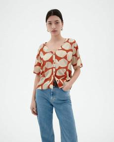 Libelula blouse - leaf light via Brand Mission