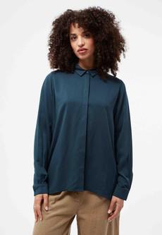 Iva blouse - midnight blue via Brand Mission