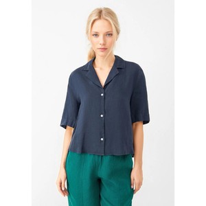 Carol blouse - midnight blue from Brand Mission