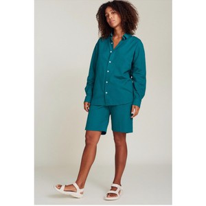 Hierro blouse - emerald from Brand Mission