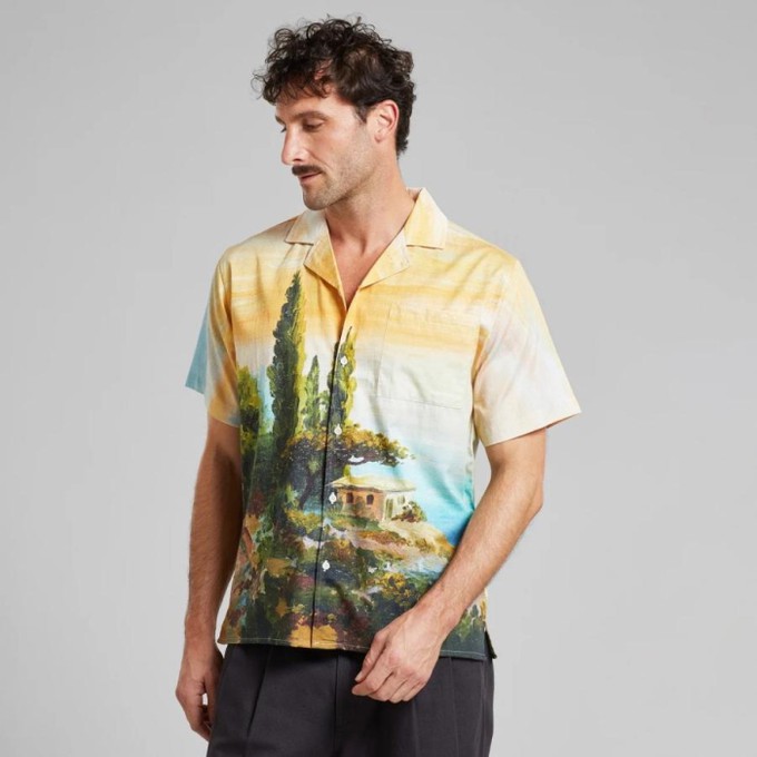 Marstrand shirt oceanview - multi color from Brand Mission