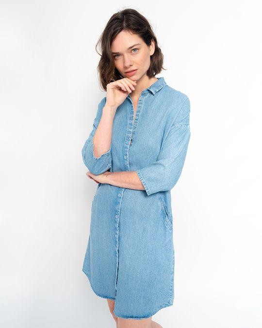 Mara dress denim - light blue from Brand Mission