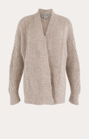 Klaas kabel cardigan - cream from Brand Mission