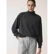 Sumac Sweater Turtle - grey melange via Brand Mission