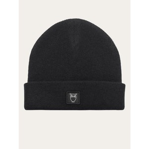 Rib wool beanie - black jet from Brand Mission