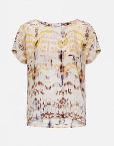 Noemie top - print vanilla via Brand Mission