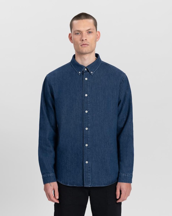 Sawyer denim shirt - washed indigo from Brand Mission