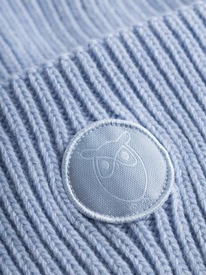 Big rib wool beanie - ashley blue from Brand Mission