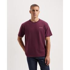 Liam signature t-shirt - Wine Red via Brand Mission