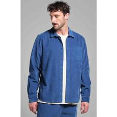 Shirt Varberg corduroy - true blue via Brand Mission