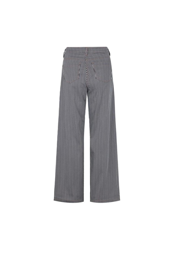 Carol Loose pants - blue stripe from Brand Mission