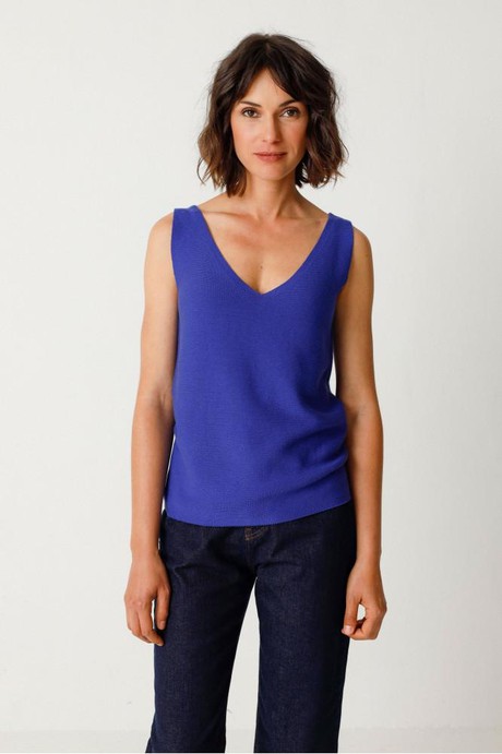 Maixa top - royal blue from Brand Mission