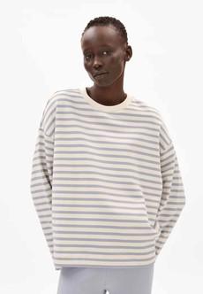 Frankaa Maarlen stripe - undyed misty via Brand Mission