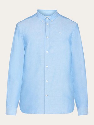 Harald oxford shirt owl - lapis blue from Brand Mission