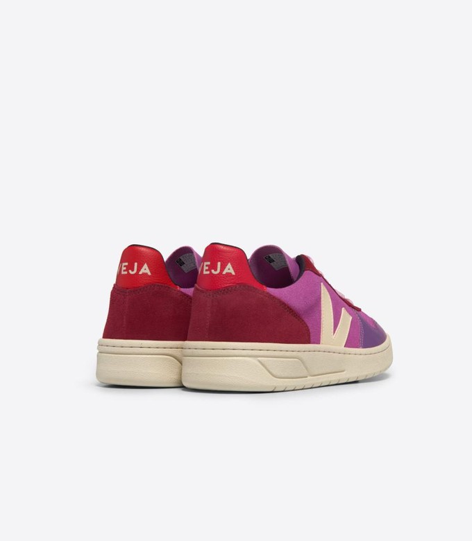 V10 suede sneaker - multi ultraviolet calcaire from Brand Mission