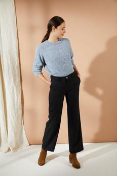 Faustine pantalon - grijs via Brand Mission