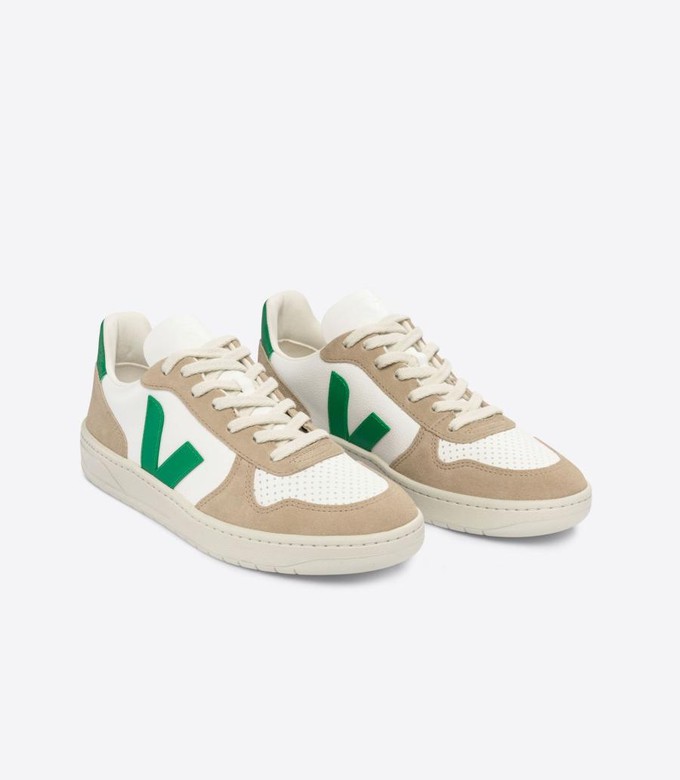 V10 sneaker - white emeraude sahara from Brand Mission