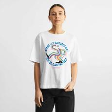 T-shirt vadstena - dancing man white via Brand Mission