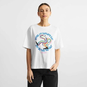 T-shirt vadstena - dancing man white from Brand Mission