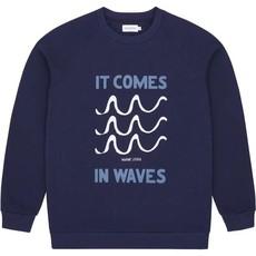 Rolls sweater - navy via Brand Mission