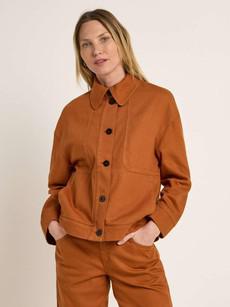 Relaxed jacket - almond via Brand Mission