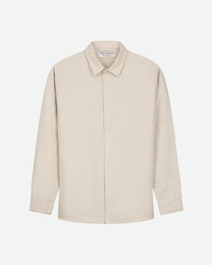 Nico shirt - light sand melange from Brand Mission