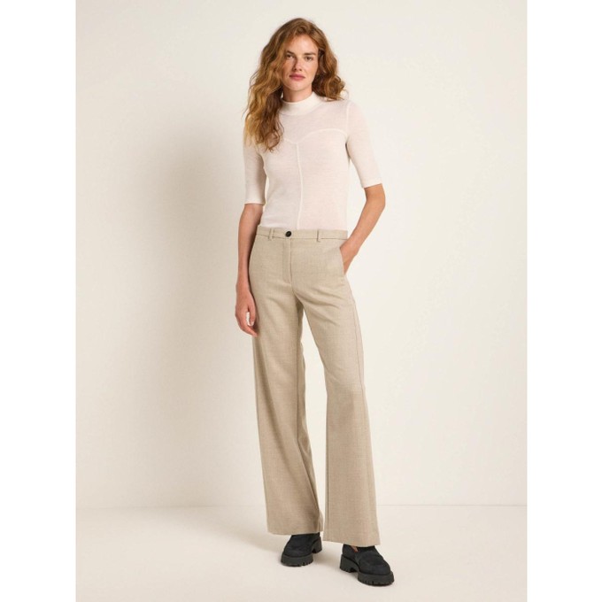 Marlene pantalon - Beige Melange from Brand Mission