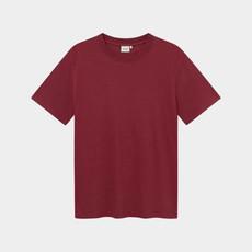 T-shirt gustavsberg hemp - tibetan red via Brand Mission